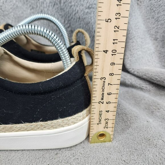 Spenco Shoes Womens Size 8.5 Black Arch Support Slip On Canvas Sneakers - Picture 2 of 11